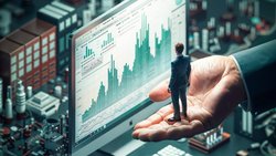 Le nombre de données faisant référence aux actions investissables. Un chiffre encore trop restreint pour une IA. A titre de comparaison, les algorithmes de ChatGPT se basent sur 175 milliards de paramètres.
Illustration: Ricardo Moreira. Cette illustration a été générée par le modèle d‘IA Midjourney, puis vérifiée et finalisée par Ricardo.