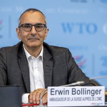La Suisse de l'ambassadeur auprès de l'Organisation mondiale du commerce (OMC) à Genève Erwin Bollinger a proposé le lancement d'un comité pour discuter plus durablement de la question difficile des tarifs sur le commerce électronique.