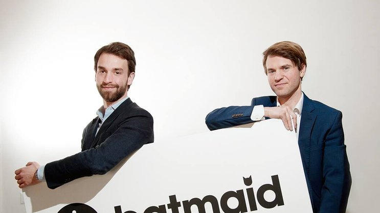 Andreas Schollin-Borg (à g.) et Eric Laudet ont lancé la plateforme Batmaid en 2014.