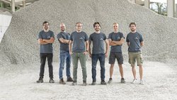 L’équipe Neustark: (de g. à dr.) Marcel Eckstein, Roman Vatter, Johannes Tiefenthaler, Valentin Gutknecht, Luca Tschurtschenthaler et Thijs Meijssen.