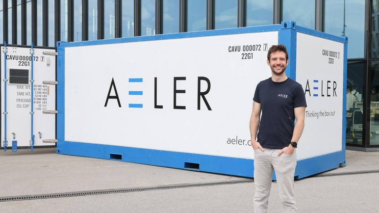 David Baur, cofondateur de la start-up Aeler.