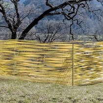 L’œuvre de l’artiste Anne Blanchet «Lumen XXV» incite à s’interroger sur les rapports entre l’homme et la nature.
