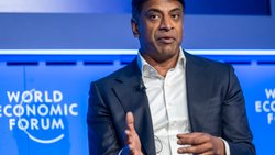 La rémunération de Vasant Narasimhan, patron de Novartis, a été validée par les actionnaires. (archive)