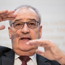 Le ministre de l'économie Guy Parmelin avait tenu une conférence de presse le 14 novembre sur la déclaration d'intention juridiquement non contraignante entre la Suisse et les Etats-Unis (archives).
