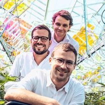 Quand le ciel est couvert de miroirs: Jonas Roch (devant), Nicolas Weber (au milieu) et Dominik Blaser.