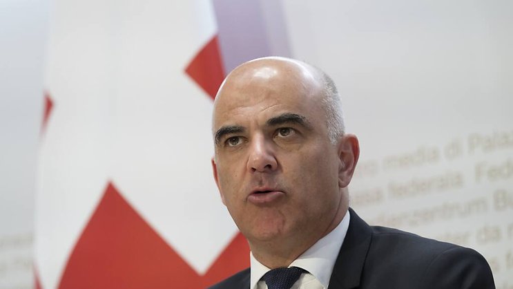 Alain Berset a ouvert le Swiss Economic Forum par un plaidoyer en faveur de l'ordre juridique international (archives).