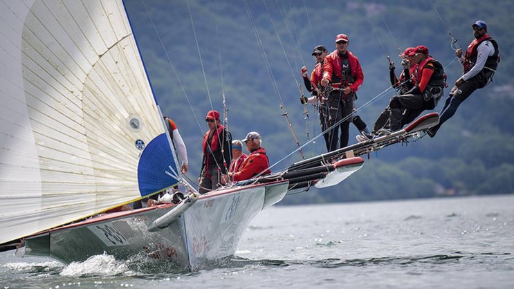 Le bateau hongrois Raffica, vainqueur dans la catégorie des monocoques en 2019.