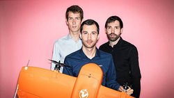A grande vitesse: Maximilian Boosfeld (à g.), Basil Weibel et Elias Kleimann