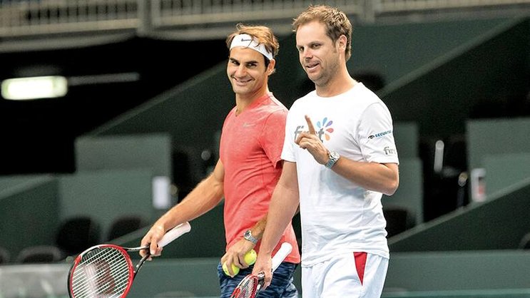 Roger Federer et Severin Lüthi se connaissent depuis l’âge de 11 et 16 ans. Une longue relation!