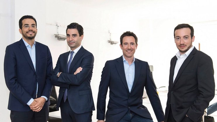 Les fondateurs de Taurus (de gauche à droite): Lamine Brahimi, Oren-Olivier Puder, Sebastien Dessimoz, et Jean-Philippe Aumasson.