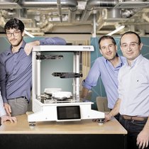 De g. à d.: Roman Amrein, Nicola Di Marzio, Marc Thurner et Tiziano Serra.