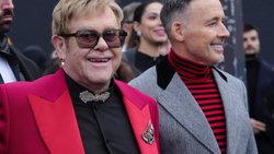 Elton John, ici avec son mari David Furnish.