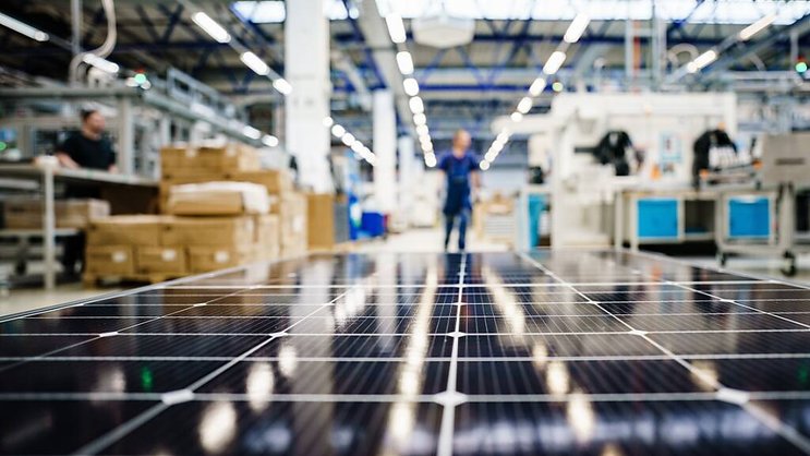 L'usine de Freiberg, en Saxe est la plus importante usine de modules solaires d'Europe, qui compte quelque 500 collaborateurs (archives).