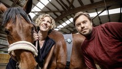 Les cofondateurs Dorina et Sascha Bührle: leur dispositif médical était conçu à l’origine pour les chevaux.