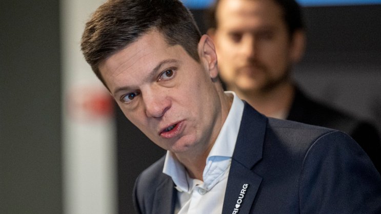 Marc-André Berset, directeur de l’Association Fribourg 2026, a fait le point à 100 jours du Mondial de hockey sur glace.