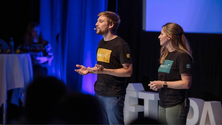 Aurélien Ducrey et Giulia Lécureux, les cofondateurs de ProSeed, une start-up récompensée l’an dernier.