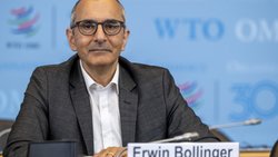 La Suisse de l'ambassadeur auprès de l'Organisation mondiale du commerce (OMC) à Genève Erwin Bollinger a proposé le lancement d'un comité pour discuter plus durablement de la question difficile des tarifs sur le commerce électronique.