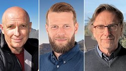 De g. à d.: Alain Pillet, Clément Demaurex et Philip Clark, de la société Axiome-Change.