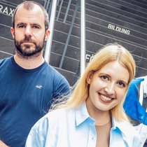 Ce trio fait vibrer le secteur international des technologies juridiques: Yannic Kilcher (à g.), Paulina Grnarov et Kevin Roth.