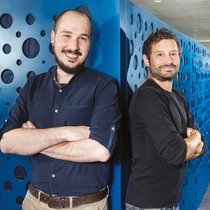 Les deux dirigeants d’Imverse, Javier Bello (CEO, à g.) et Robin Mange (CTO), partent à la conquête des Etats-Unis.