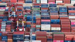 Les exportations ont accéléré d'à peine 1,6% sur un mois en termes nominaux, voire même reculé de 0,6% en termes réels (ajustés des prix) (archives).