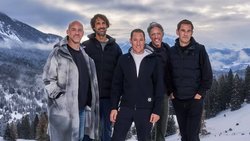 Une équipe au sommet: David Allemann, Caspar Coppetti, Marc Maurer, Olivier Bernhard et Martin Hoffmann (de gauche à droite) à Lenzerheide (GR).
