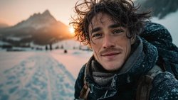 L’automne dernier, les CFF ont dévoilé leur AG découverte hiver avec des portraits sur fonds de paysages hivernaux entièrement générés par IA.