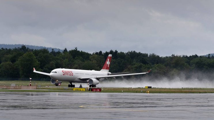La compagnie aérienne Swiss a annulé plusieurs vols par mesure de précaution en raison de la tempête hivernale attendue aux Etats-Unis (archives).