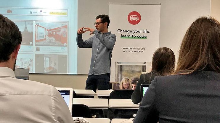Le produit phare du Wagon, à Lausanne: le Coding Bootcamp, qui forme des développeurs web en neuf semaines.