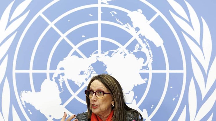 La secrétaire générale de la Conférence des Nations Unies sur le commerce et le développement (CNUCED) Rebeca Grynspan alerte sur le besoin de décarboner rapidement le commerce maritime (archives).