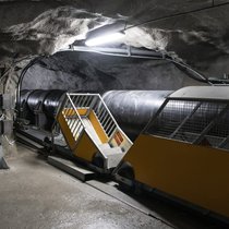 Le nouveau projet de loi sur l'approvisionnement en gaz  a du mal à passer. Vue d'une galerie avec un gazoduc de transit à Urweid près d'Innertkirchen BE. (Photo d'archives)