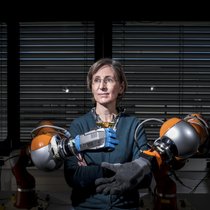 Aude Billard, directrice du centre de robotique de l’EPFL.