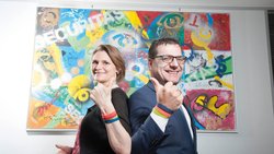 Diane Masmejan-Borcard, formatrice, et Christian Chenaux, directeur de Securitas Direct.