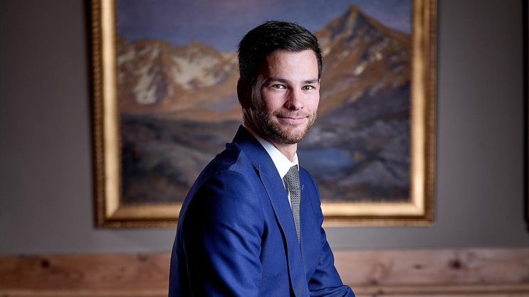 Etienne Biedermann, directeur général de l’hôtel LeCrans.