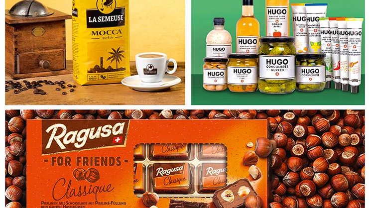 La Semeuse, Hugo Reitzel et Ragusa affichent la croix suisse, gage de qualité pour les consommateurs.