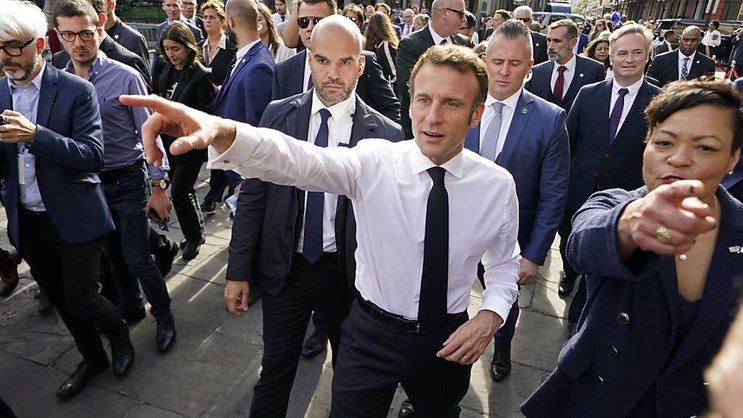 Emmanuel Macron a déambulé dans le centre-ville de La Nouvelle-Orléans.