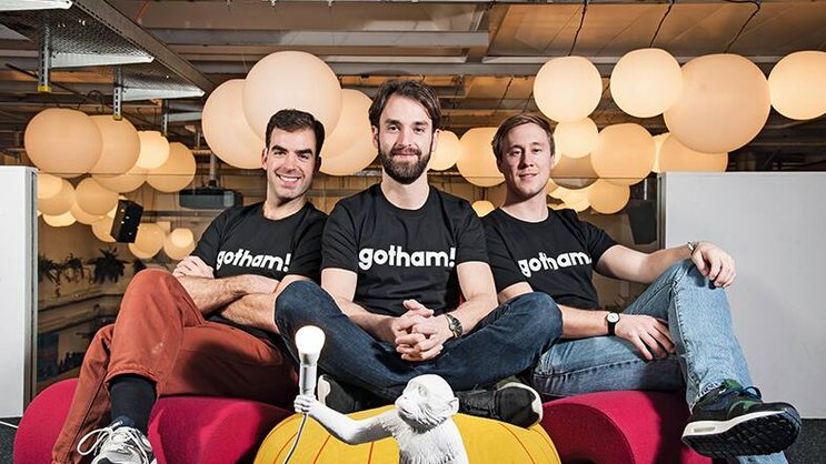 Philippe Heim, Andreas Schollin-Borg et Stéphane Journot, les dirigeants de Gotham.