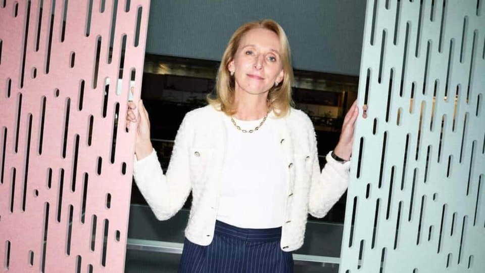 Hanneke Faber au siège de l'entreprise à Lausanne.