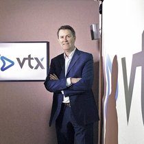 VTX (ici son CEO, Yves Pitton) a investi massivement dans de nouvelles infrastructures.