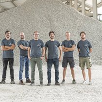 L’équipe Neustark: (de g. à dr.) Marcel Eckstein, Roman Vatter, Johannes Tiefenthaler, Valentin Gutknecht, Luca Tschurtschenthaler et Thijs Meijssen.