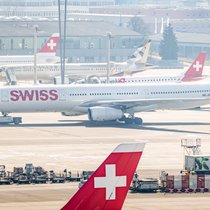 Swiss ne prévoit pas pour l'instant d'organiser de nouveaux vols spéciaux pour le Moyen-Orient (photo d'illustration).