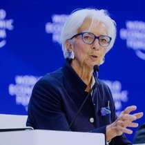Christine Lagarde au Forum économique mondial (WEF) de Davos. (archive)