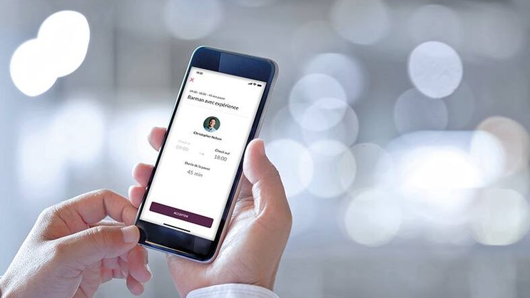 Coople Hire permet de mettre immédiatement en relations des employés et des patrons.