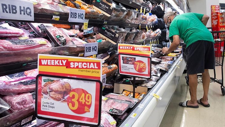 L'inflation, qui a atteint aux Etats-Unis des niveaux inédits depuis quarante ans, est la priorité de la Réserve fédérale, qui relève ses taux pour faire faire ralentir la consommation. (archives)
