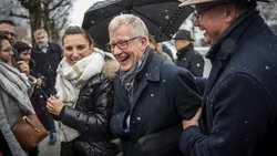 Jean-Pierre Siggen lors du deuxième tour des élections cantonales fribourgeoises en 2021. Le conseiller d'Etat fribourgeois fait partie d'une longue lignée d'argentiers qui allient bon sens paysan et connaissances pointues en finances publiques.