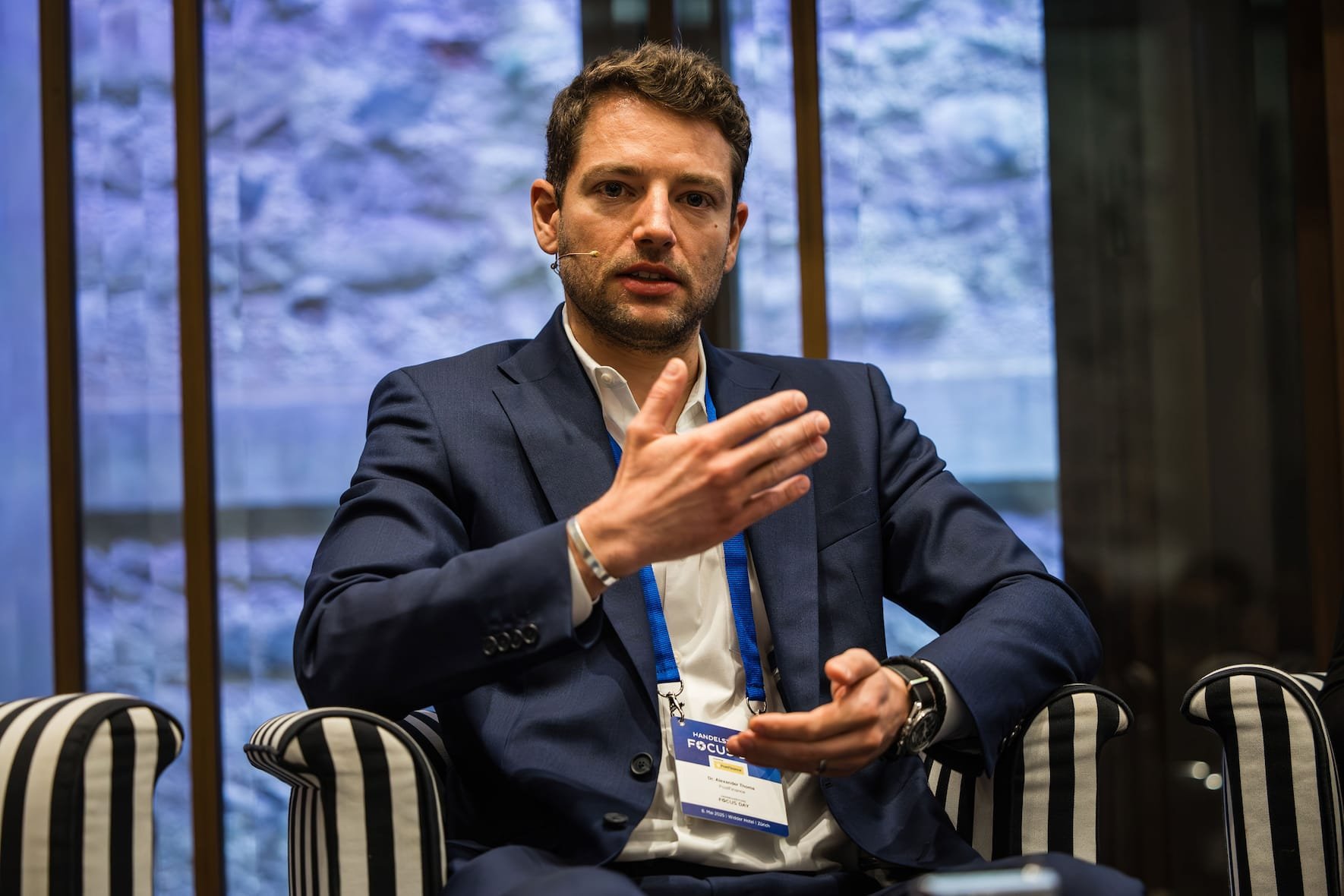 Alexander Thoma, Leiter Digital Assets PostFinance am HZ Focus Day vom 8. Mai 2025