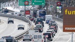 Au Gothard, il faudra faire preuve de beaucoup de patience à partir du Jeudi saint.