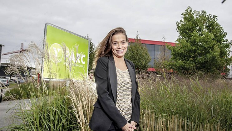 Symbios Orthopédie va investir 50 millions de francs dans sa nouvelle usine à Y-Parc (ici sa directrice Juliana Pantet).