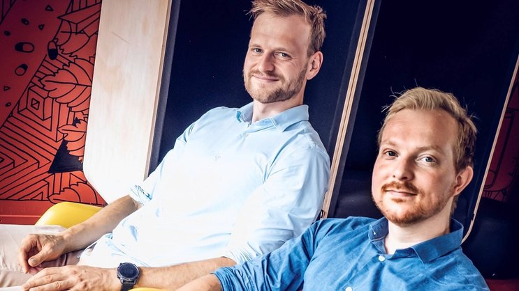 Trois ans après la création de Corintis, ils sont déjà aux premières loges: Sam Harrison (à g.) et Remco van Erp.