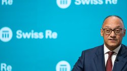 Andreas Berger, patron de Swiss Re, a perçu 6,3 millions de francs en 2025. (archive)